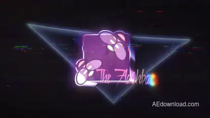 80s VHS Retro Logo Logo Stings template preview