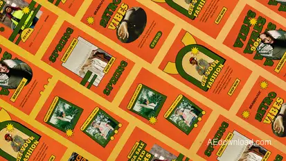 90's Psychedelic Fashion Instagram Reel Product Promo template preview