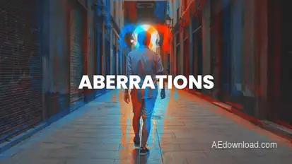 Glitch Overlays Elements template preview