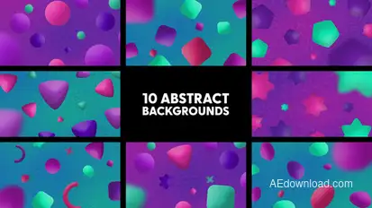 Abstract Backgrounds Elements template preview