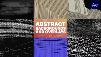 Abstract Backgrounds And Overlays for After Effects Elements template preview