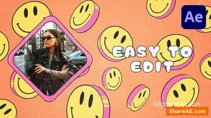 Abstract Cartoon Opener Openers template preview