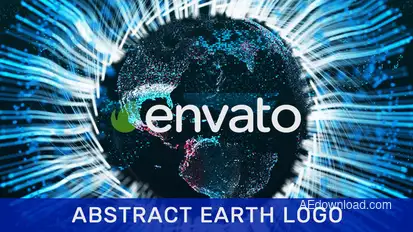 Abstract Earth Logo Logo Stings template preview