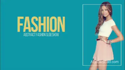 Abstract Fashion Slideshow broadcast-packages template preview