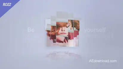 Abstract Flip Image Flare Logo Reveal Logo Stings template preview