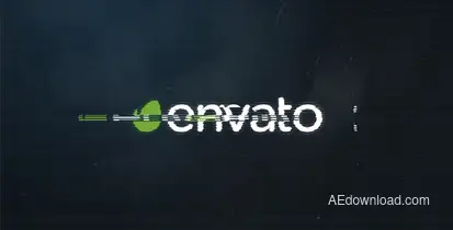 Abstract Glitch - Logo Reveal Logo Stings template preview