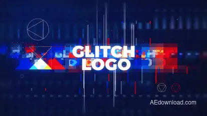Abstract / Glitch Logo Logo Stings template preview