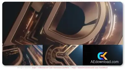 Abstract HUD Logo Reveal Logo Stings template preview