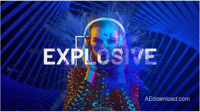 Abstract Ink Intro 2 Titles template preview