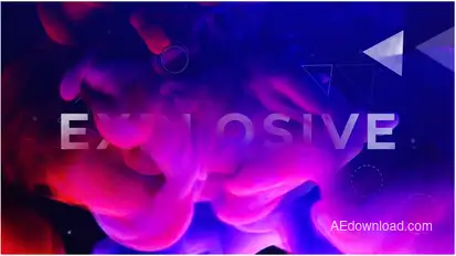 Abstract Ink Title 02 Titles template preview