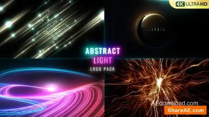 Abstract Light Logo Pack Logo Stings template preview