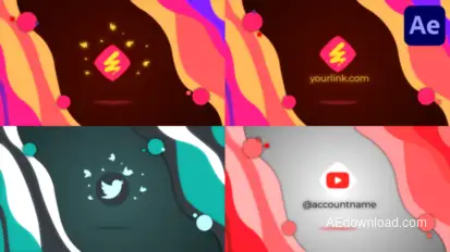 Abstract Logo Reveal for After Effects Logo Stings template preview