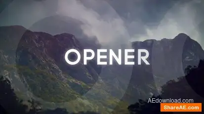 Abstract Opener Openers template preview