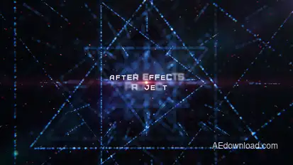 Abstract Particles Titles Titles template preview