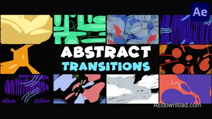 Abstract Pattern Transitions | After Effects Elements template preview