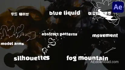 Abstract Sketch Titles for After Effects Titles template preview