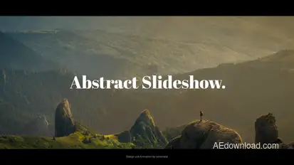 Abstract Slideshow Video Displays template preview