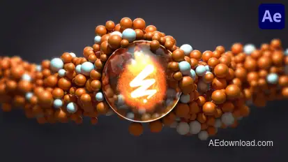 Abstract Sphere Logo for After Effects Logo Stings template preview