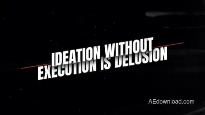 Abstract Text Animation Titles template preview