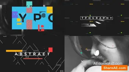 Abstract Titles Openers template preview