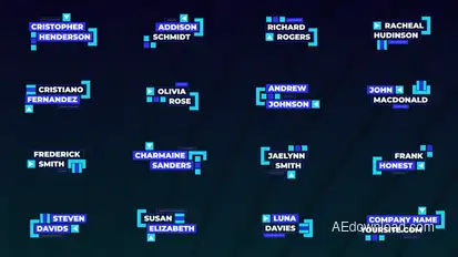 Abstract Titles Titles template preview