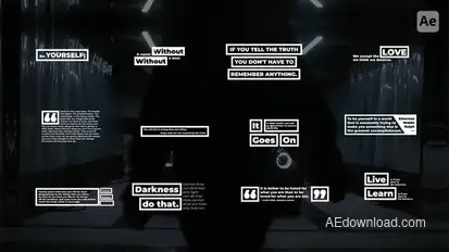 Abstract Titles | AE Titles template preview