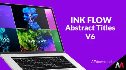 Abstract Titles V6 | Ink Flow Titles template preview