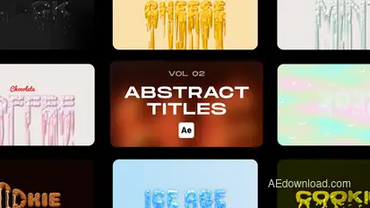 Abstract Titles Vol 02 Titles template preview