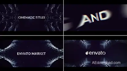 Abstract Trailer Titles Titles template preview