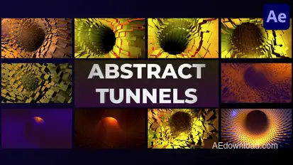 Abstract Tunnels for After Effects Elements template preview