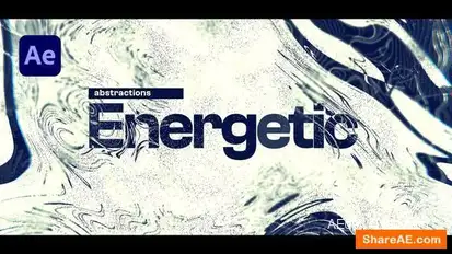 Abstract Typography Opener Openers template preview