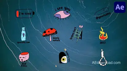 Acid Titles for After Effects Titles template preview