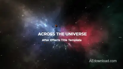 Across The Universe | After Effects Titles template preview