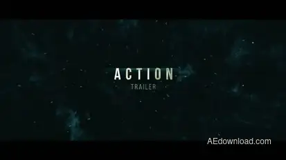 Action Cinematic Trailer Titles template preview