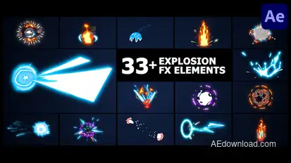 Action Elements Pack | After Effects Elements template preview