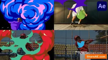 Action Logo for After Effects Logo Stings template preview