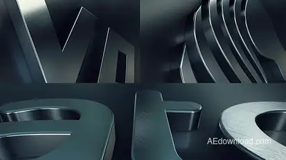 Action Silver Logo Reveal Logo Stings template preview