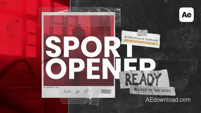 Action Sport Opener for After Effects broadcast-packages template preview