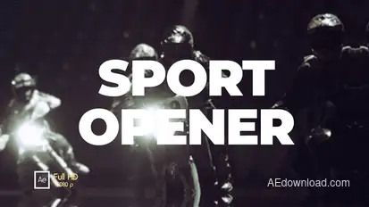 Action Sport Promo broadcast-packages template preview