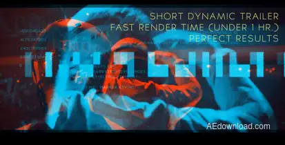 Action Sport Trailer Video Displays template preview