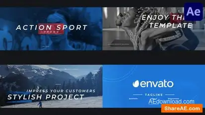 Action Sports Promo for After Effects Openers template preview