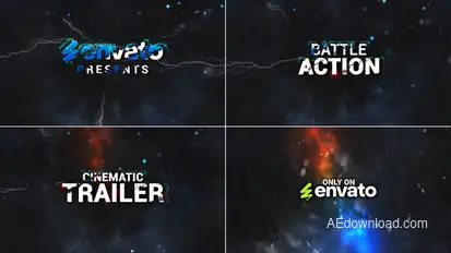 Action Trailer Titles // Cinematic Trailer Titles template preview