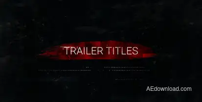 Action Trailer Titles Titles template preview
