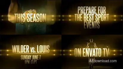 Action TV Spot Openers template preview