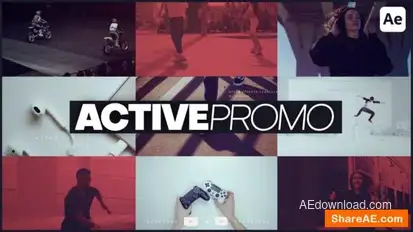 Active Promo Openers template preview