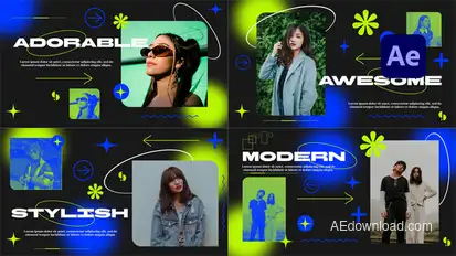 Adorable Look Openers template preview