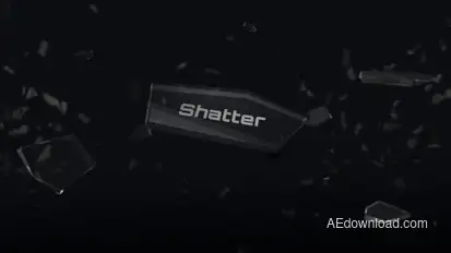 Advanced Shatter Logo Stings template preview