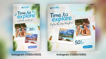 Adventure and Travel Tour Promo | Instagram Version Product Promo template preview
