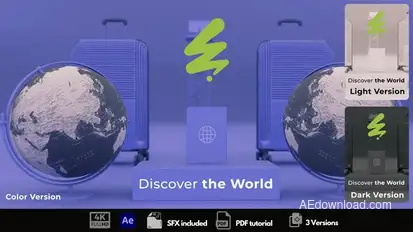 Adventure Awaits Intro Logo Stings template preview