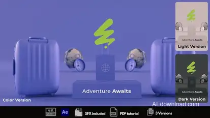 Adventure Awaits Opener Openers template preview